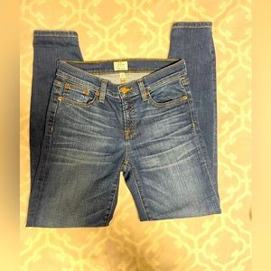 J. Crew women’s skinny jeans, size 26. Excellent condition.